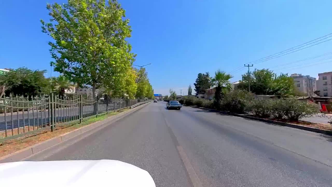 A clear day along the coastal road in Mauritius, perfect for exploring island views and ocean breezes