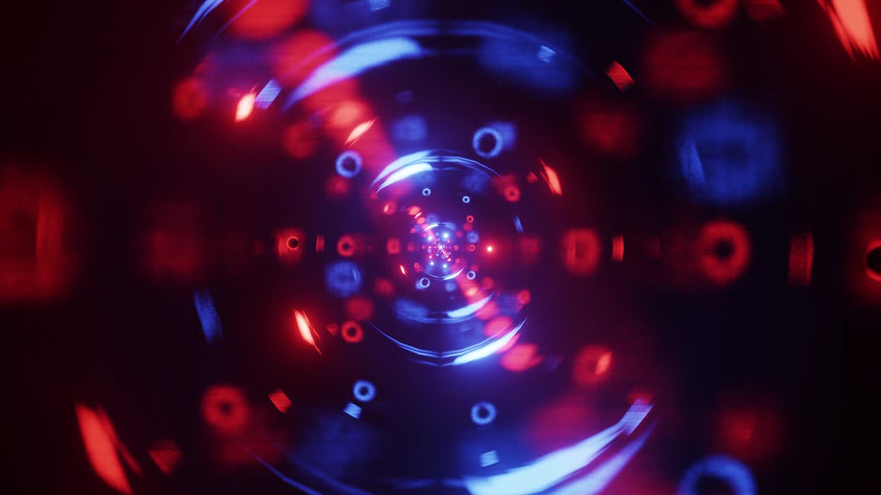 Animace abstraktního tunelu