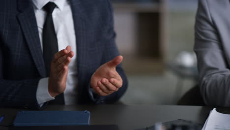 multiethnic business team clapping