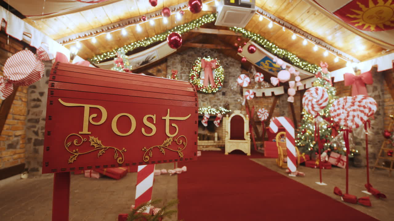 산타의 우체국: 마법의 크리스마스 장면