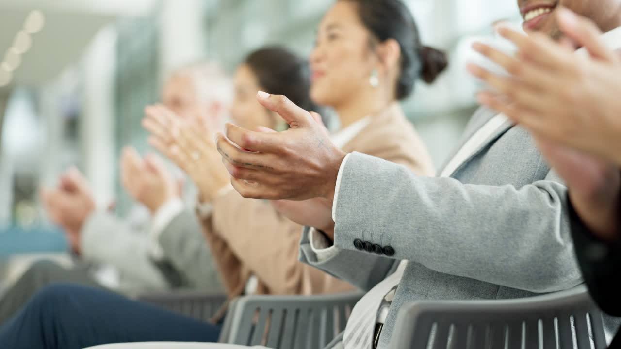 프레젠테이션, 성공 또는 관객의 손