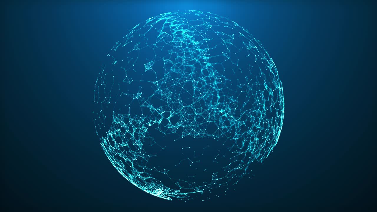 Abstract technology network background.