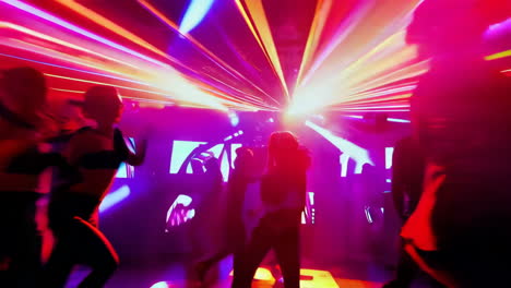 nightclub laser show