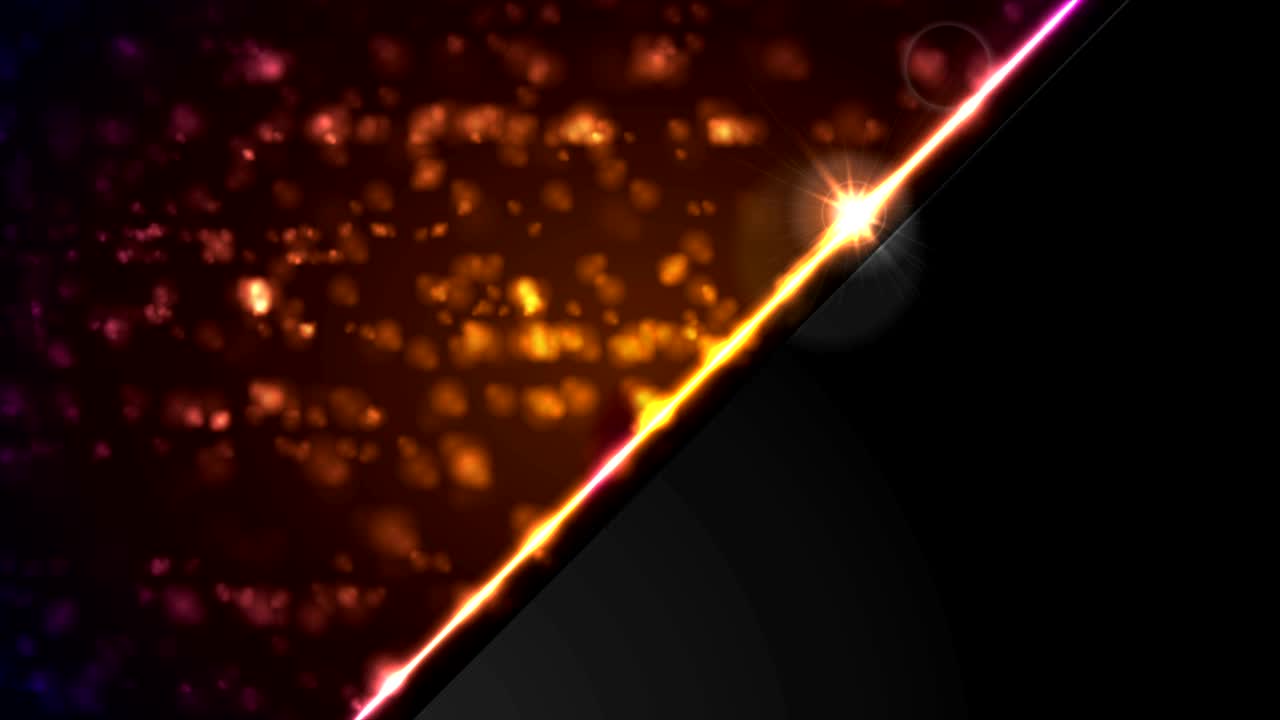 Animazione video di luci astratte retrò brillanti e luminose