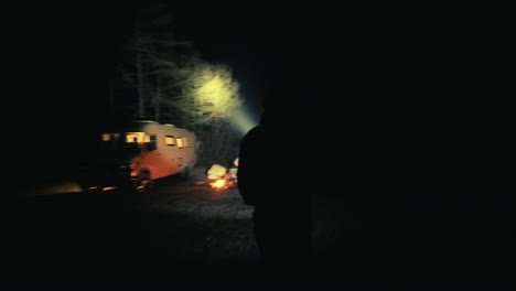 mysterious night walk