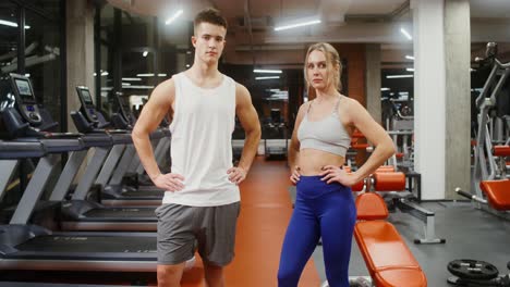 couple at the gym