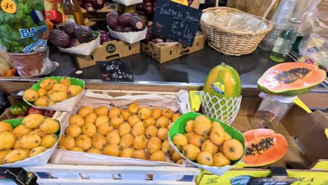 various fruits displayed at a paris market