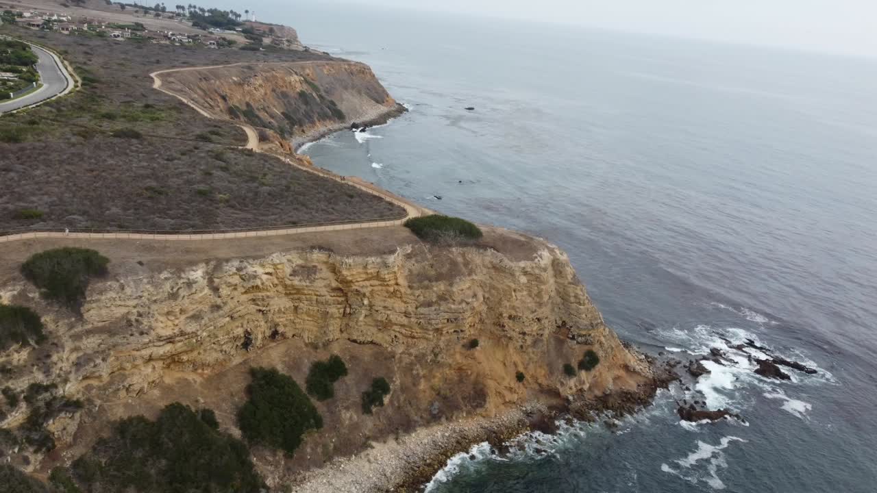 드론 4k로 포인트 비센테 등대