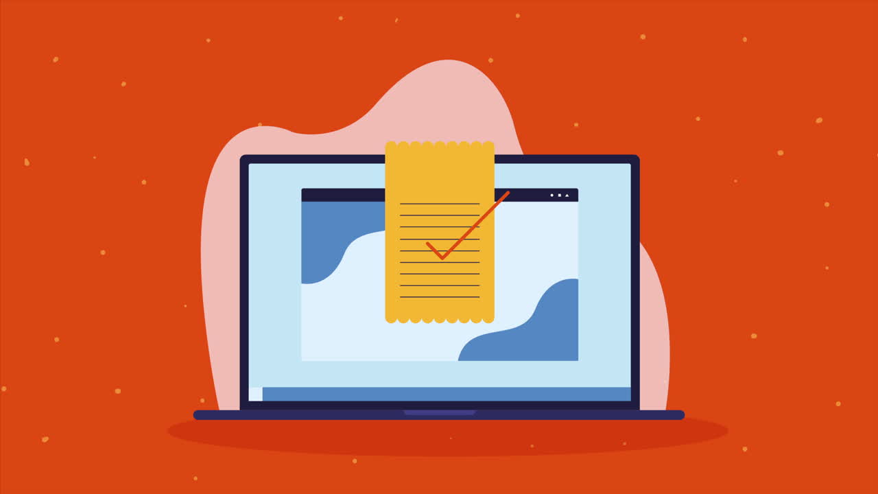 computadora portátil dispositivo portátil tecnología de animación