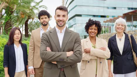 group of diverse business professionals
