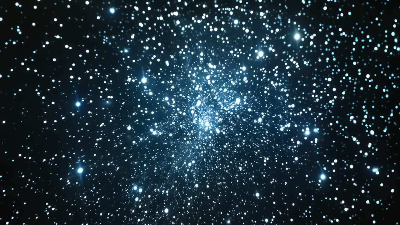 A mesmerizing video of a starry sky with a wide-angle view, capturing countless sparkling stars