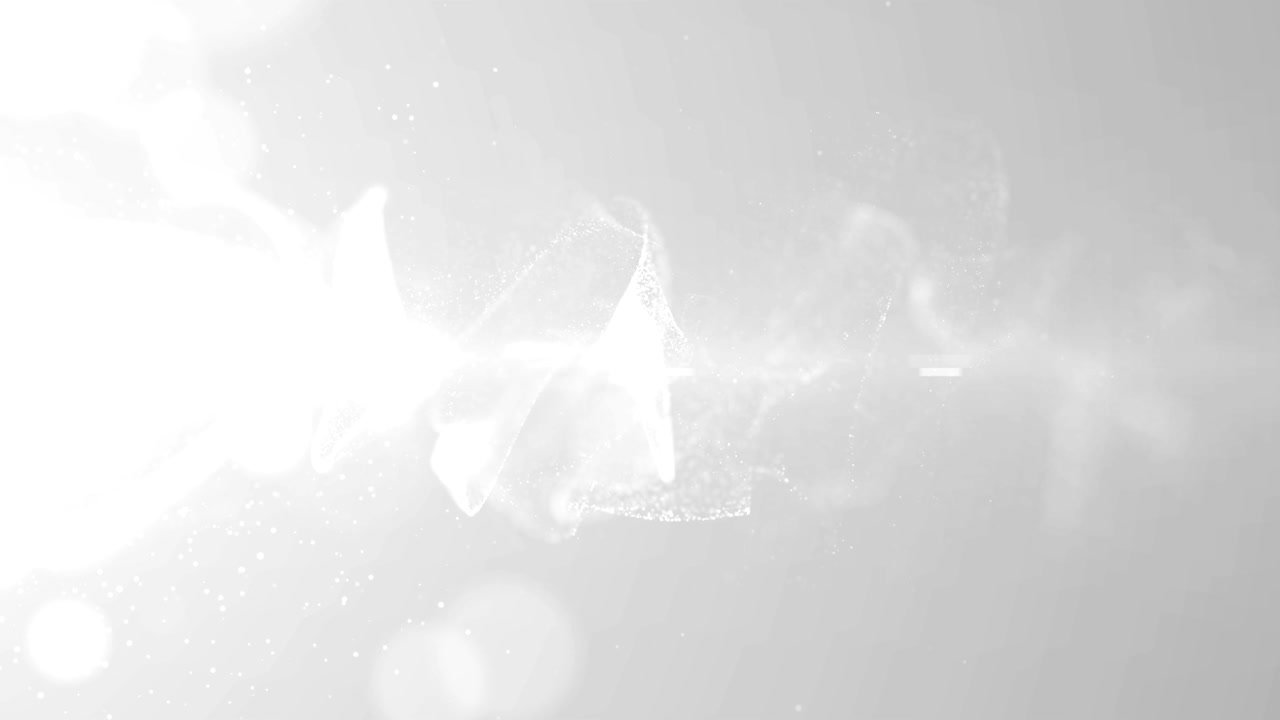 パーティクル・ビジネス ホワイト・ブライト・グリッター・ボケ・ダスト アブストラクト・バックグラウンド・ループ