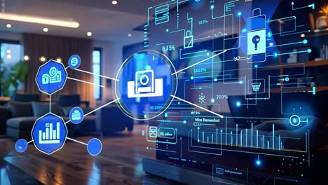 smart home data visualization interface