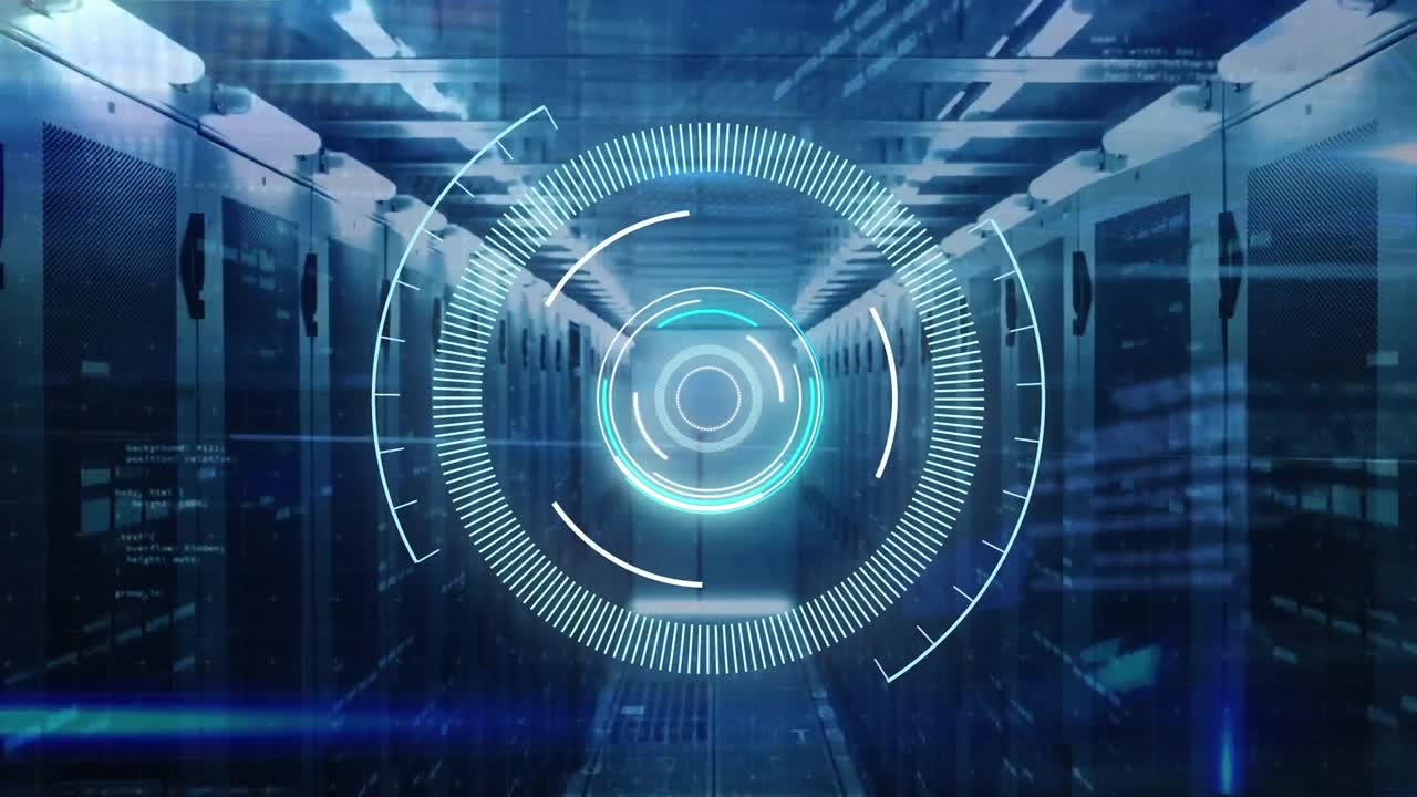 Animation of scope and data processing over computer servers
