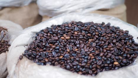 coffee beans in bags