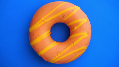 doughnut glazed close-up.