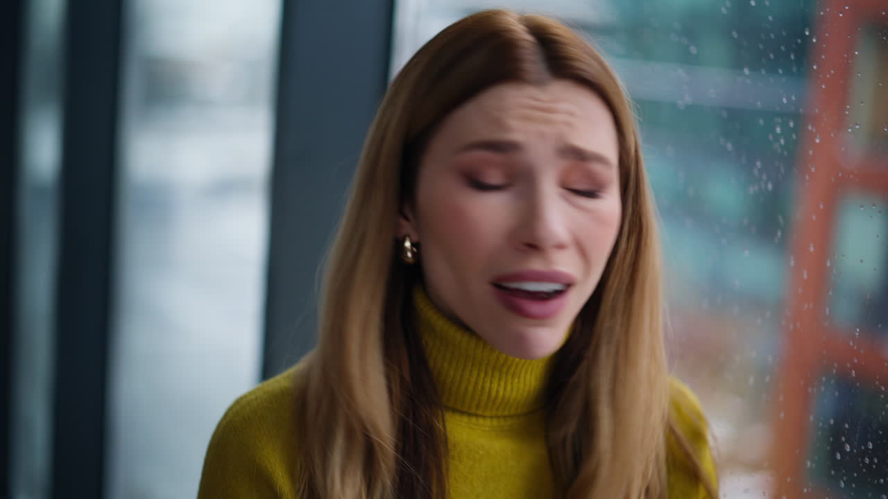 Nervous lady boss calling cellphone closeup. Furious woman arguing by smartphone