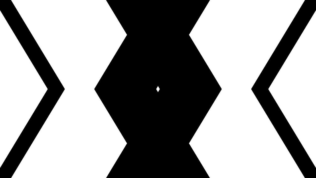 Mask of changing frame. Looping. 4K resolution.