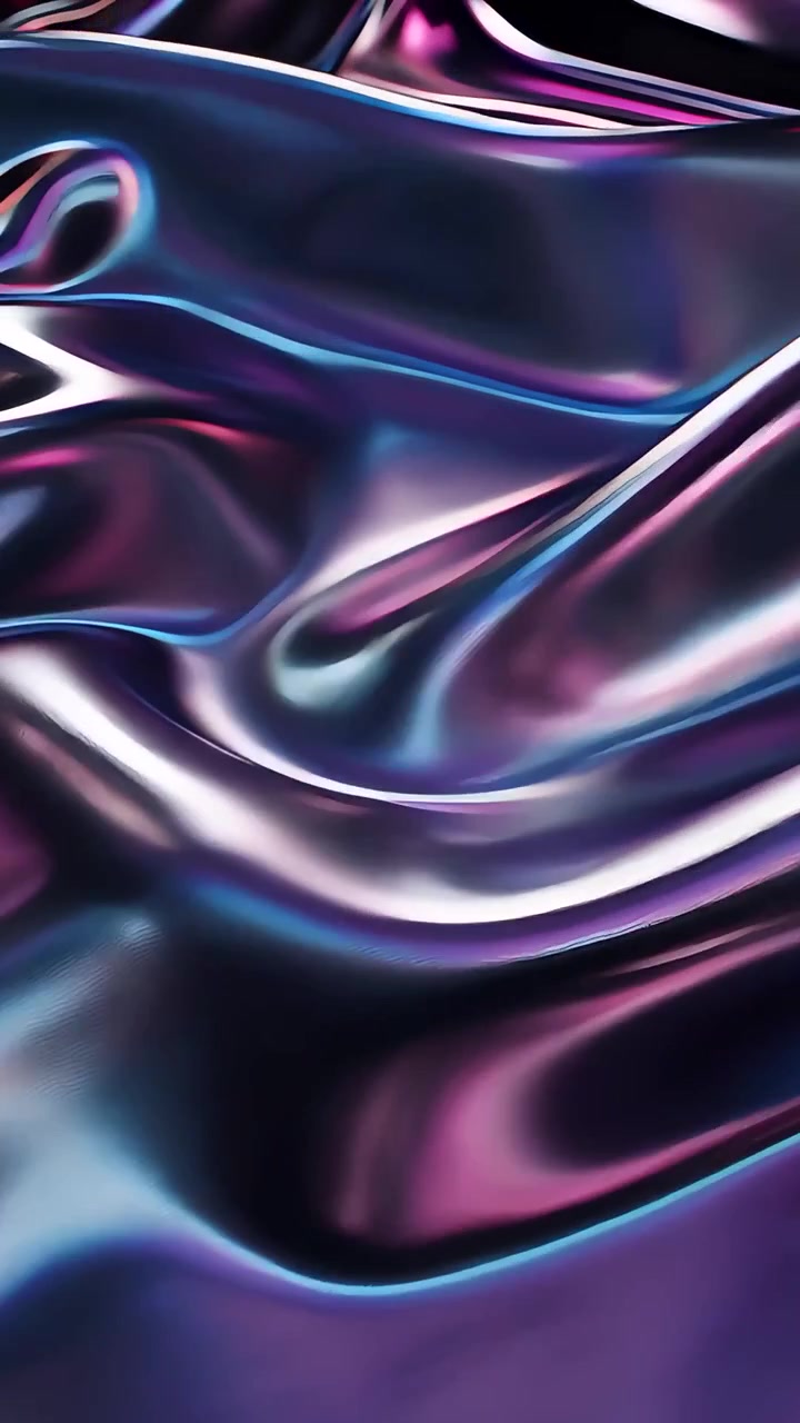 Abstract Metallic Waves Background 4K