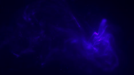 4k blue fluid particles: glowing multicolor neon dust, fluid animation. abstract background