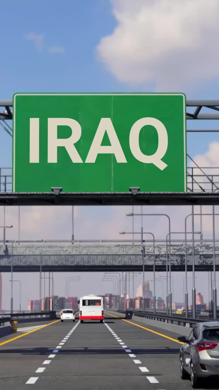 Otoyol Manzarası, Uçak ve Irak İşaretiyle