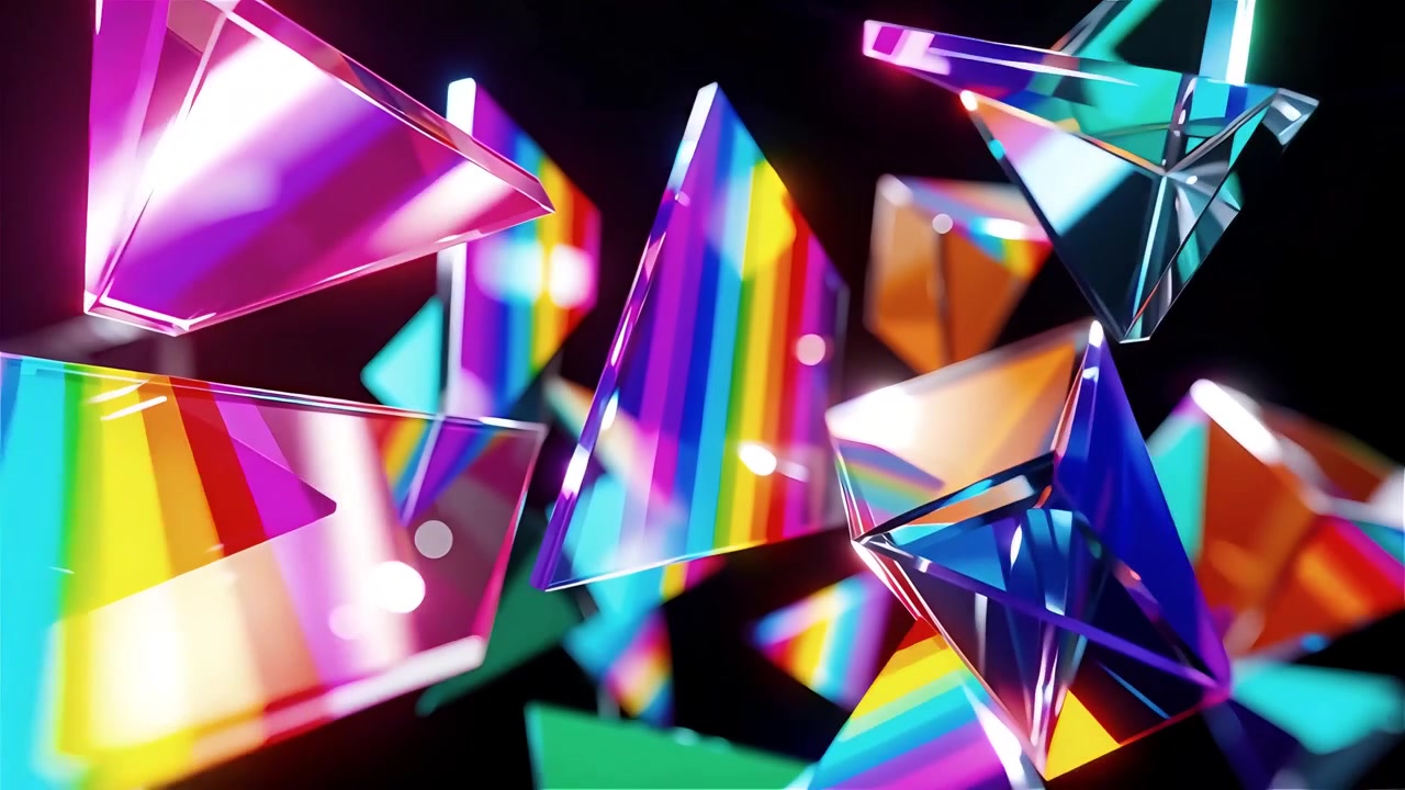 Sfondo Animato Astratto con Gradiente Colorato 4K