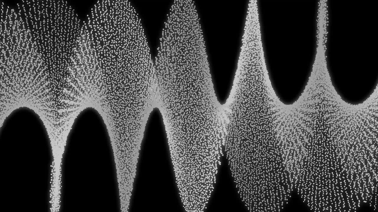 White color Dot Shape Pattern animation motion graphics