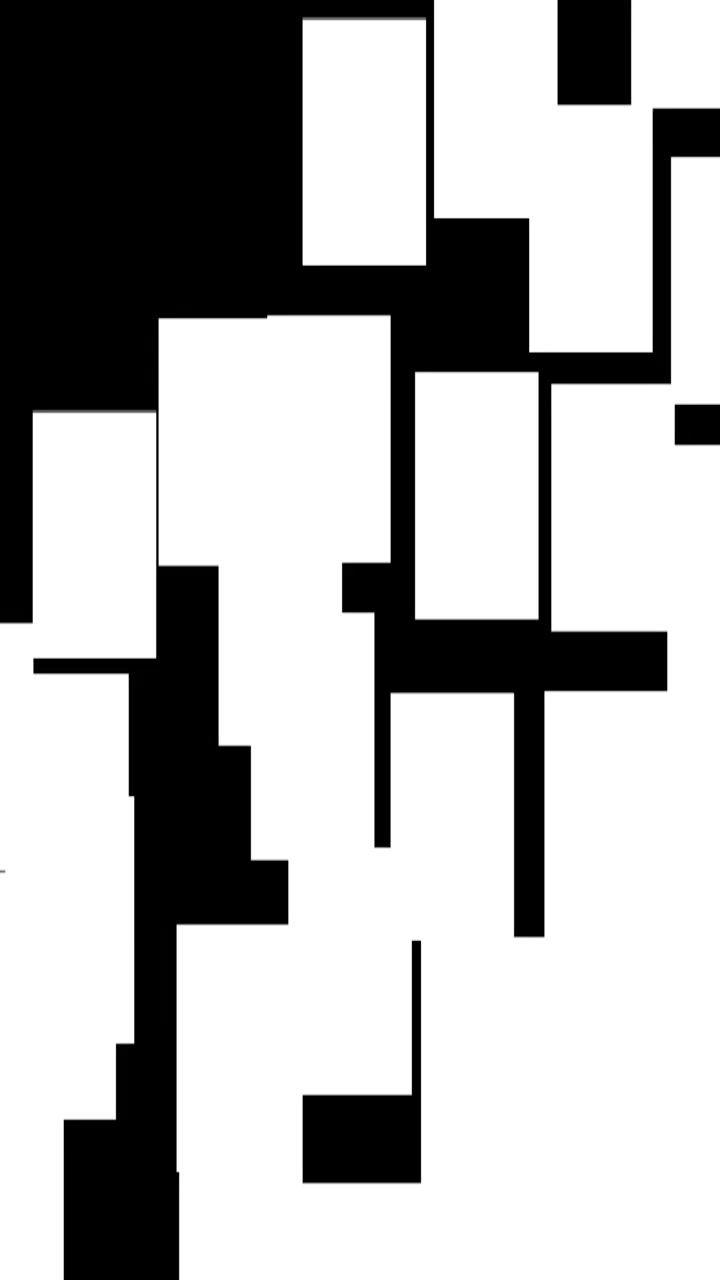 Abstract Geometric Animation with Black and White Shapes