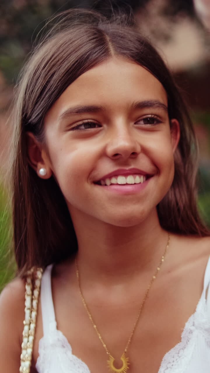 Mother and Daughter Walking and Talking