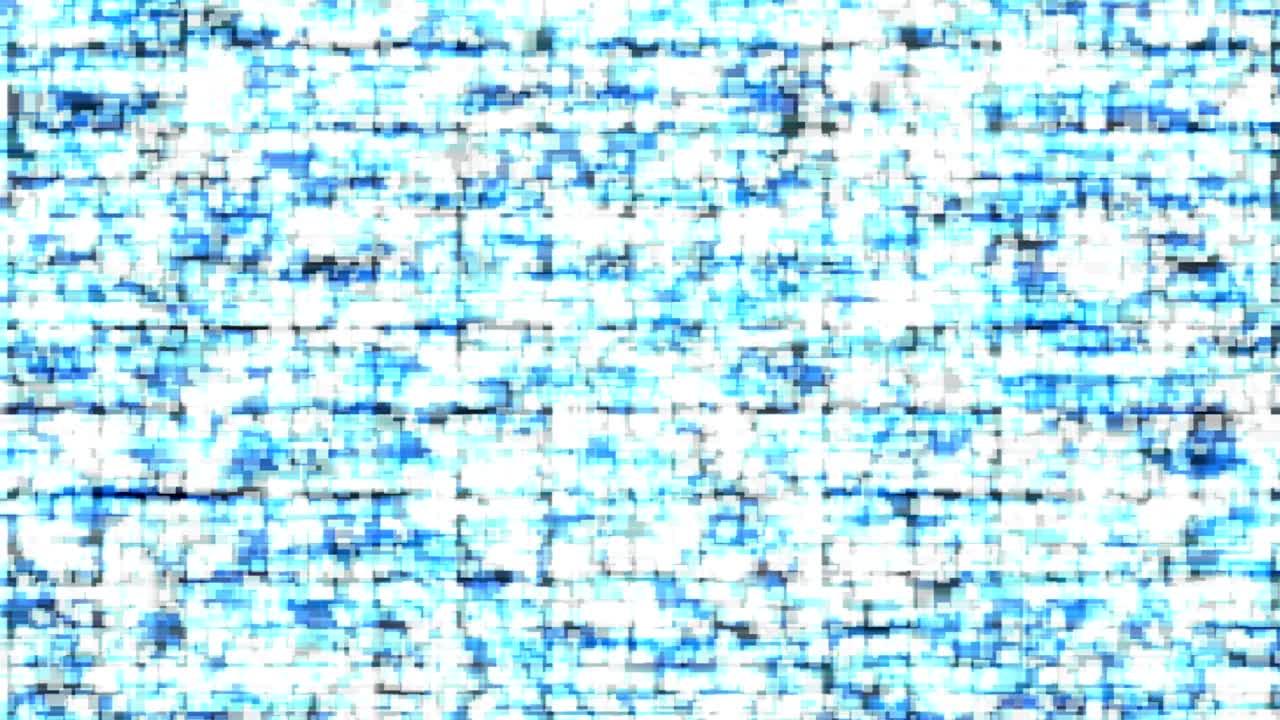 Abstract Geometric Square box blue color glowing pattern background moving, seamless looping animation 4K