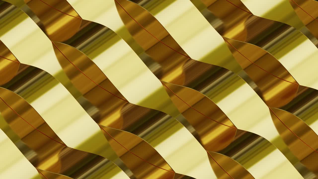 Stripes moving in waves. Looped seamless animation