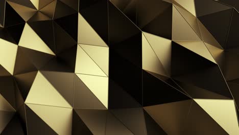 gold geometric triangular pattern