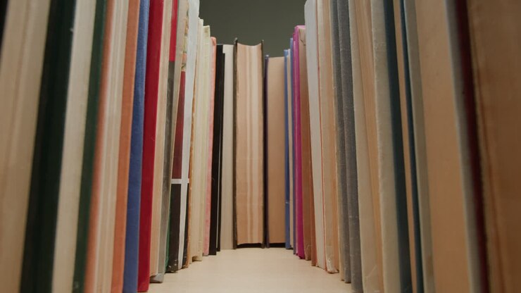 Vista interna di libreria