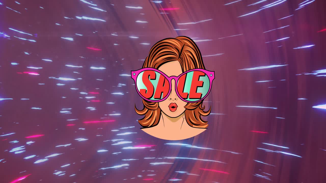 녹색 배경 위의 스 스캔의 애니메이션