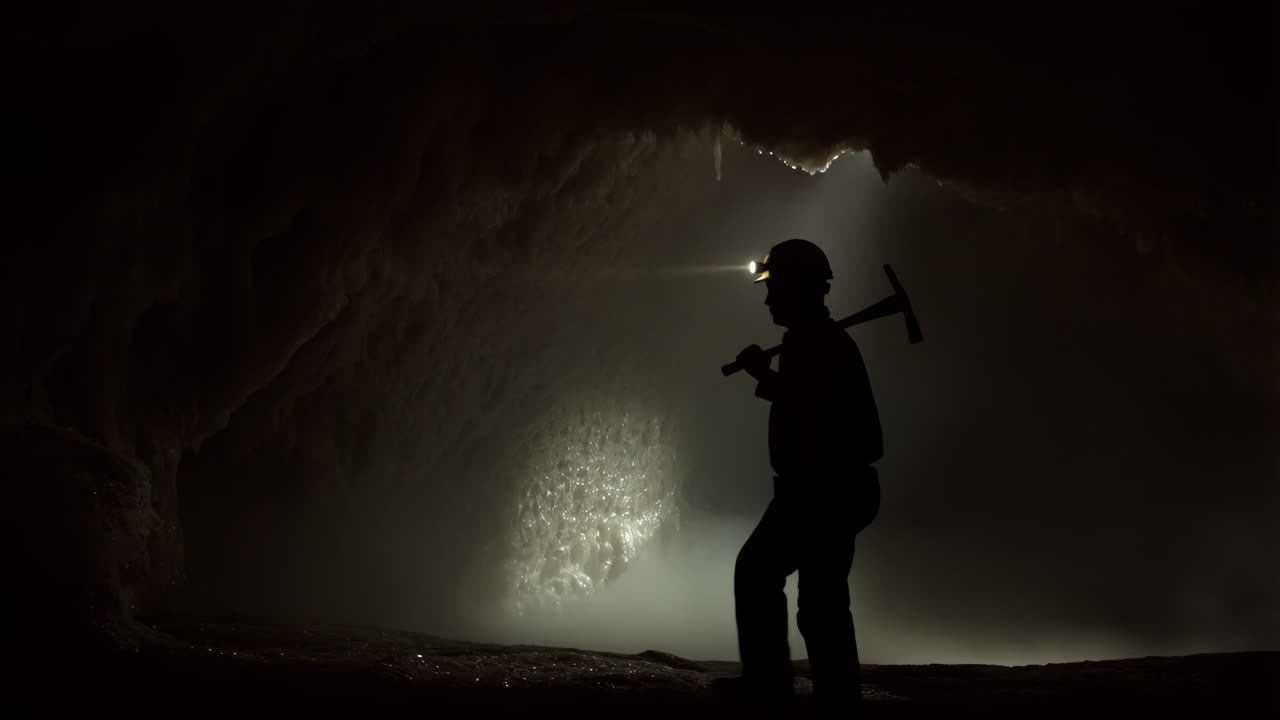 Miner in a Dark Cave