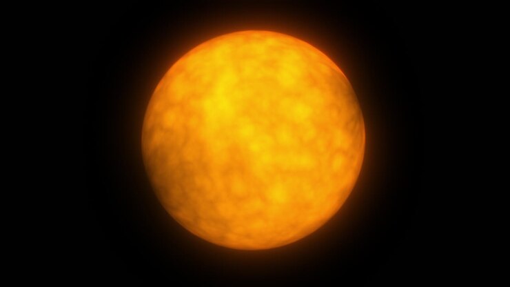 Sun Orb Close Up with Glow Alpha Channel VFX Asset
