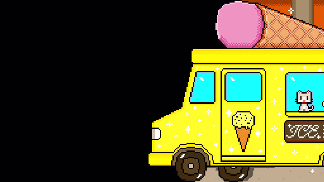 Pixel ice wagon Evening Transitions. 1080p - 30 fps - Alpha Channel (7).mov