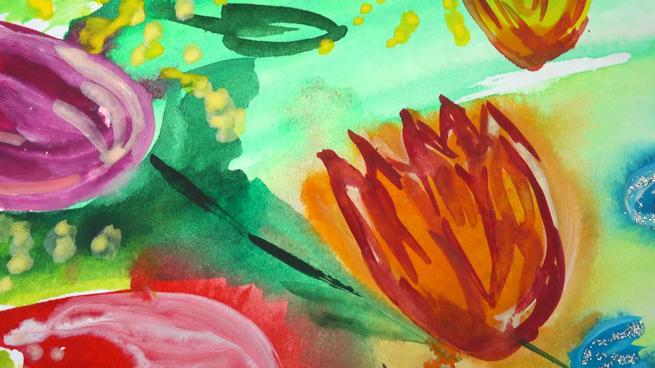Desenho de flores
