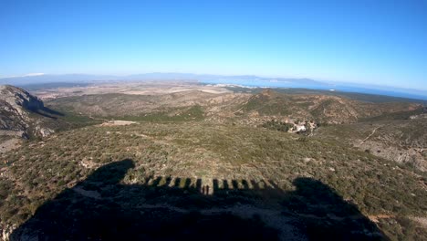 The-shadow-of-Montgrí-Castle