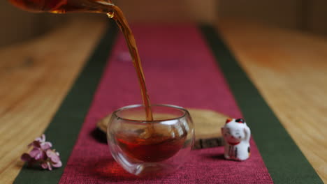 pouring tea ceremony