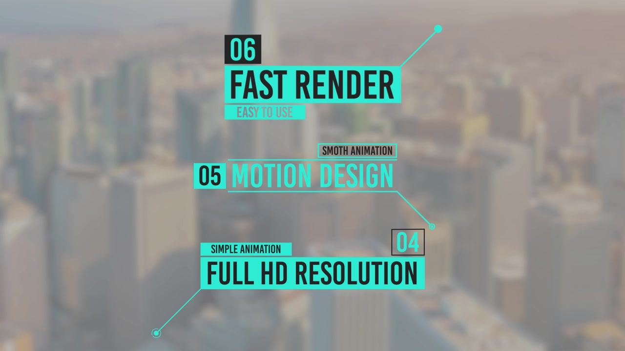 Modern Animated Call Out Titles with Dynamic Motion Graphics