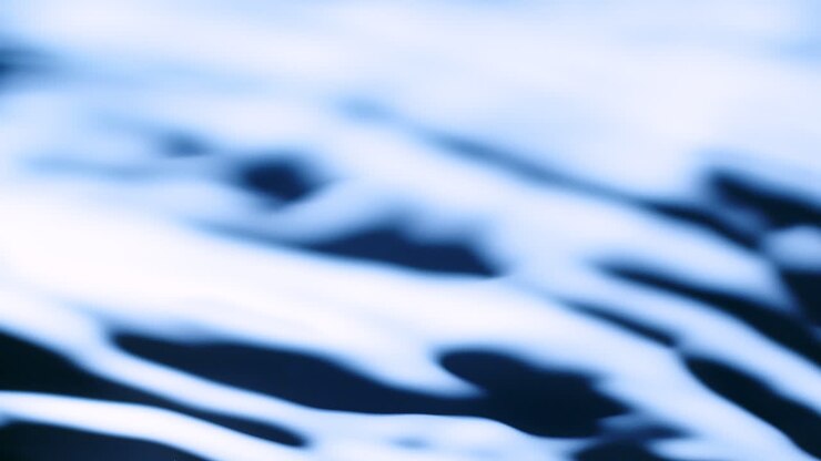 Water surface dark blue texture with clean ripples and wave refraction background