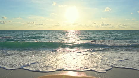 Slow-motion-of-the-heavy-surf-washing-up-on-the-beach