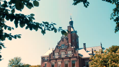 beautiful castle in the woods