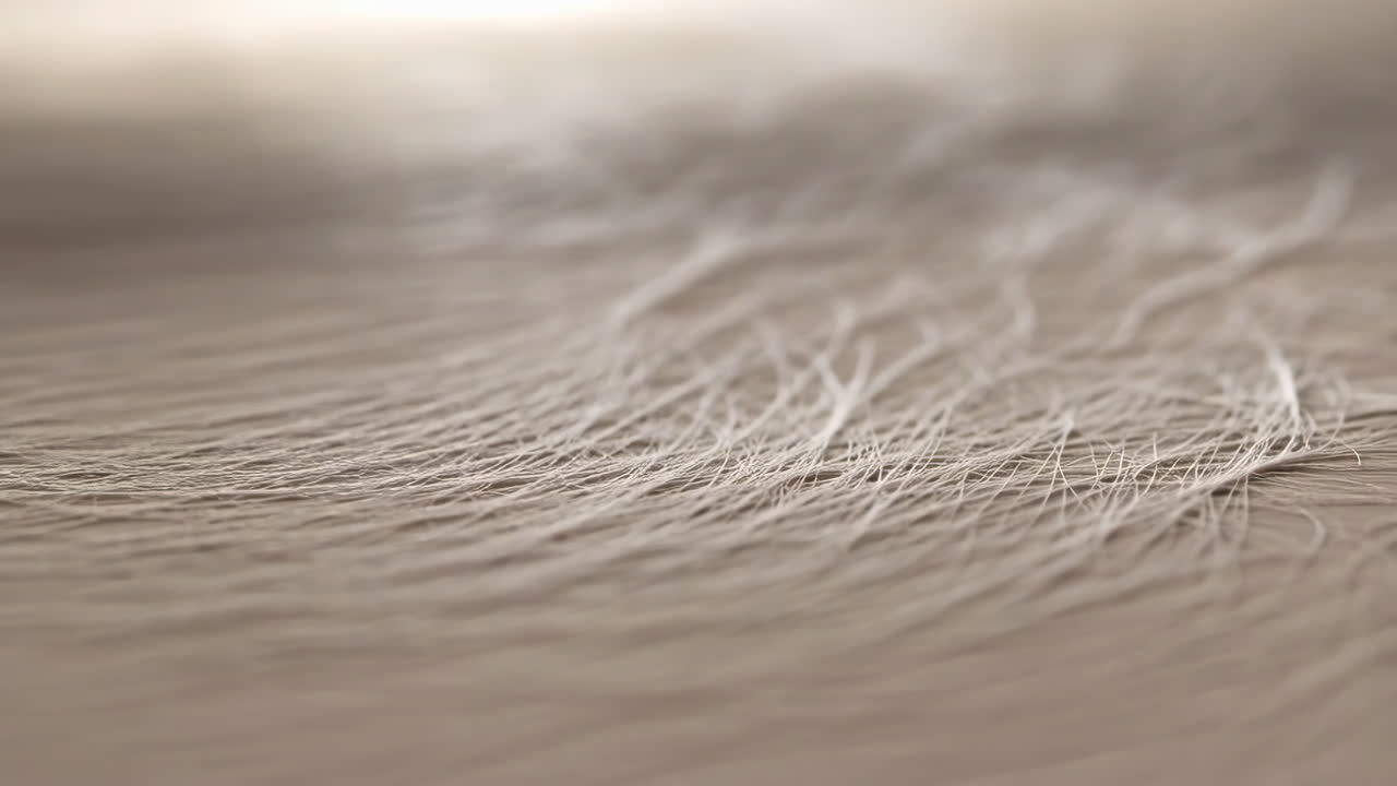 Microscopic View of Fibrous Surface