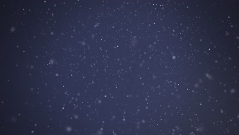 animation of white spots moving on blue background