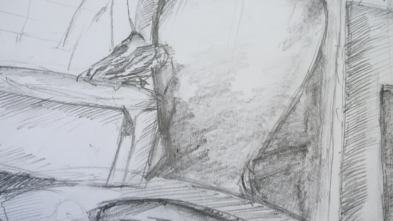 Arkitektonisk element, skisse.