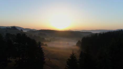 morning in the mountains, lakes, sunshine