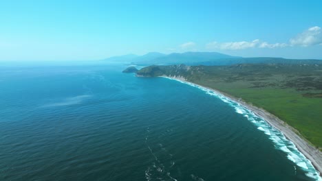 coastal scenery aerial view