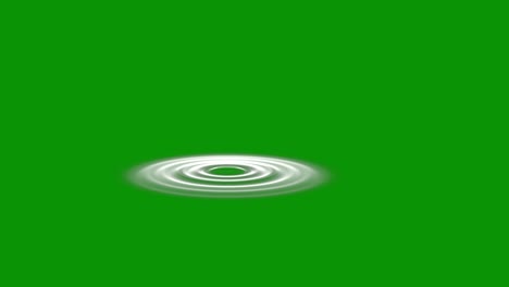 water waves motion graphics with green screen background